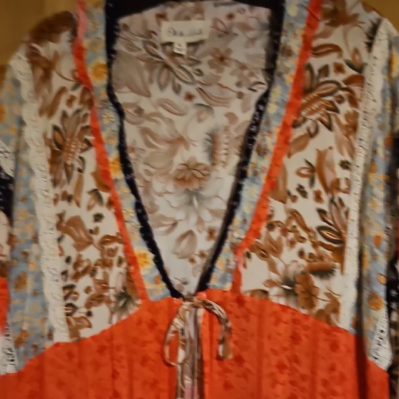 Oli & Hali Sunlit Ruffles Duster Floral Patterned - Picture 8 of 11